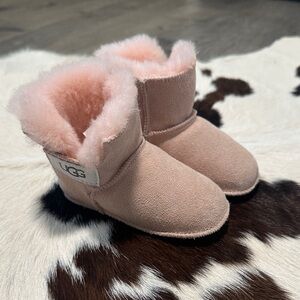 UGG Pink Infant Shearling Booties